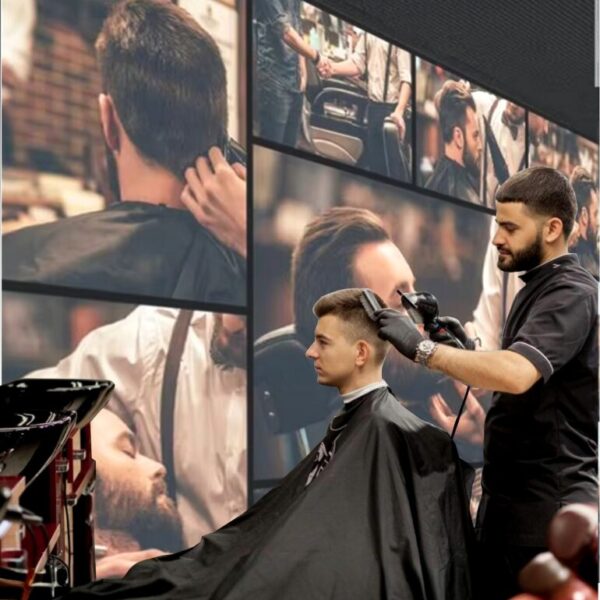 Wall Mural, Barber Pic Collage