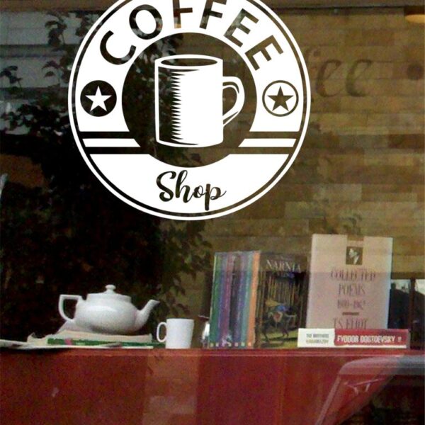 Coffee shop Window Sticker