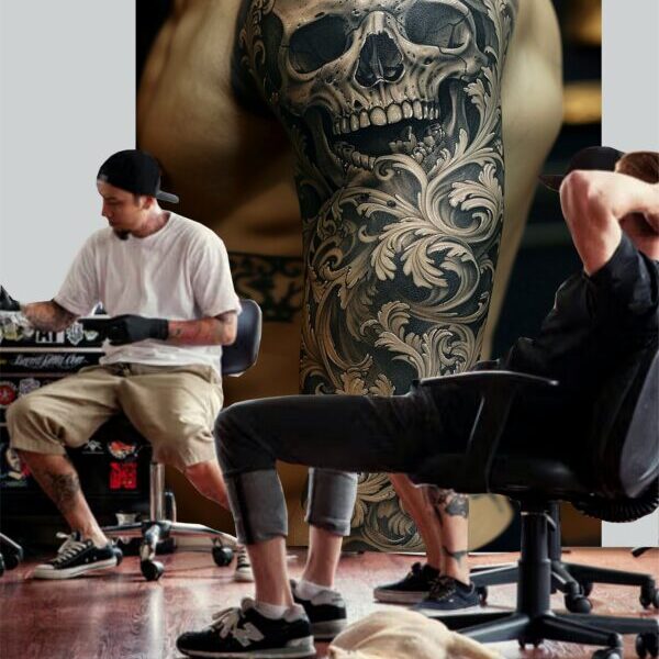 Arm Tattoo Mural Wall Wrap