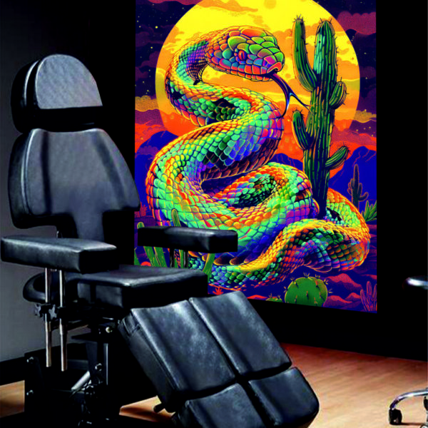 Snake Mural Wall Wrap