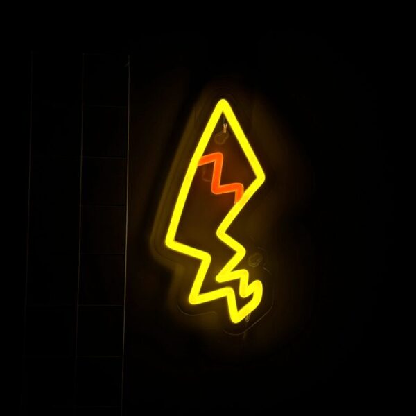 Pikachu Lightning Tail Neon Light