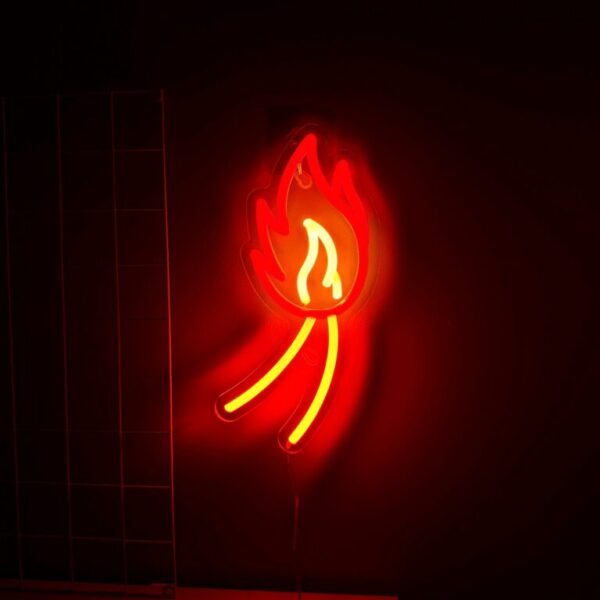 Pokemon Fire Tail Neon Sign