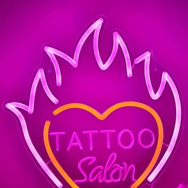 Tattoo Heart Neon Sign